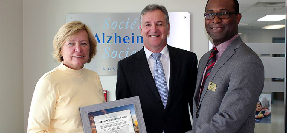 Haliward to Alzheimer Society of Nova Scotia