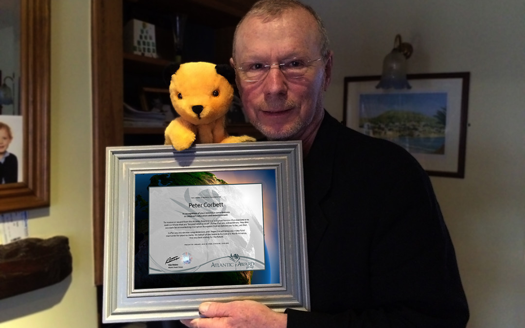 Award to Peter Corbett (Matthew Corbett)