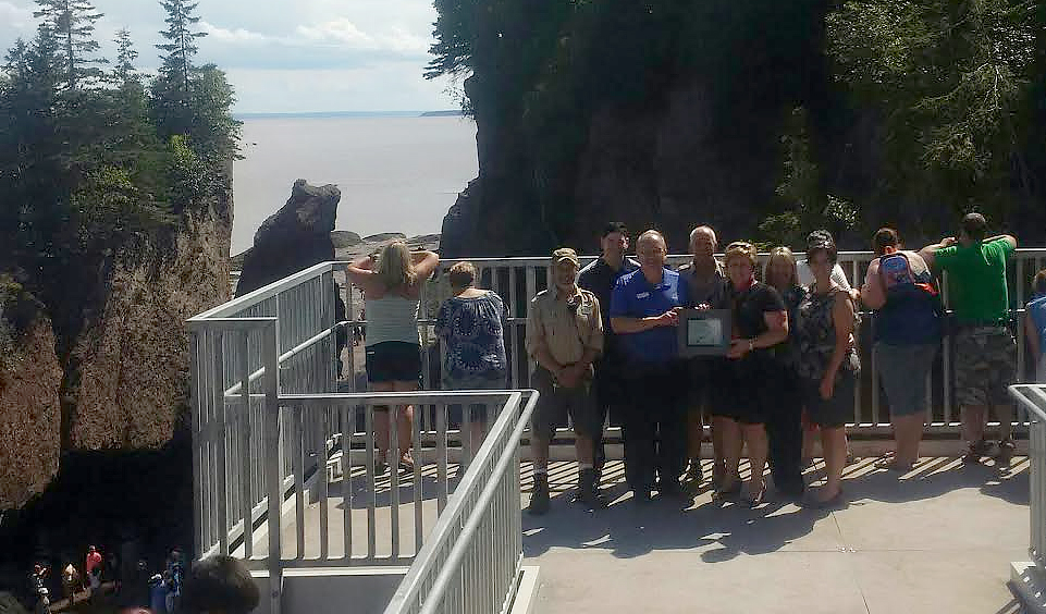 Award to Hopewell Rocks